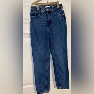 H&M Women's Dark Wash Straight Leg Jeans